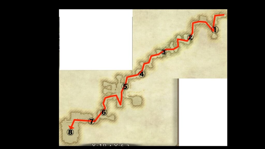 サスタシャMAP・道順